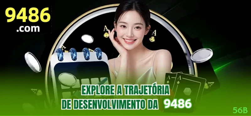 Imagem promocional da 56b mostrando a plataforma e suas vantagens